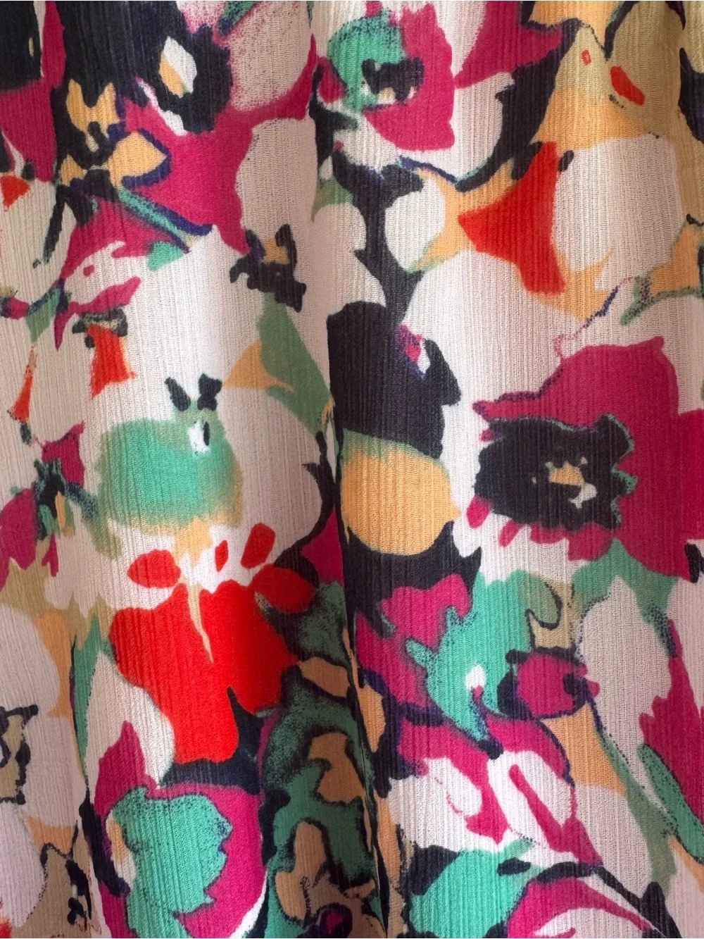 J. Crew smocked bodice